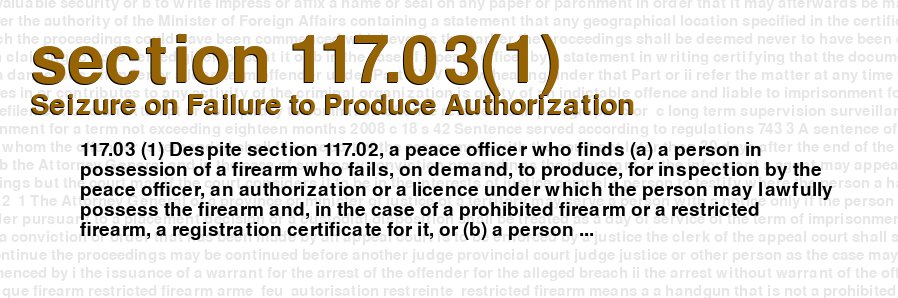 Seizure on Failure to Produce Authorization