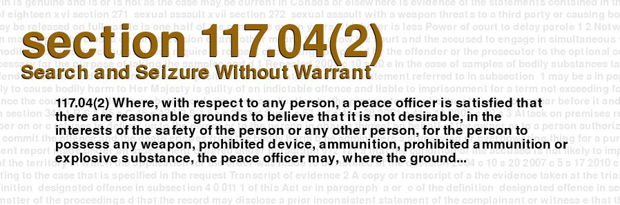 Search and Seizure Without Warrant
