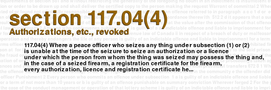 Authorizations, etc., revoked