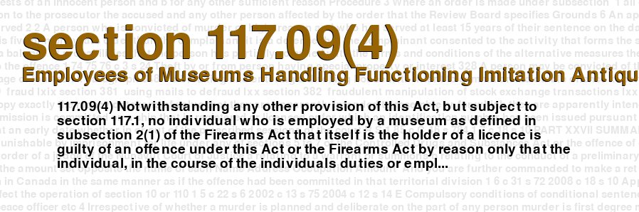Employees of Museums Handling Functioning Imitation Antique Firearm