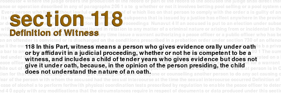 Definition of Witness