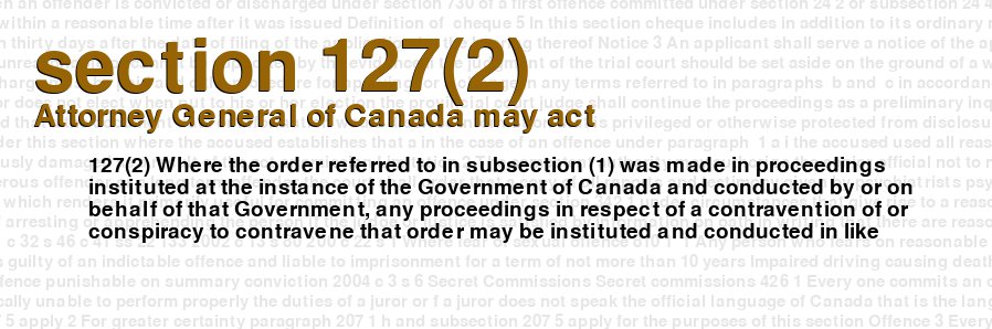Attorney General of Canada may act