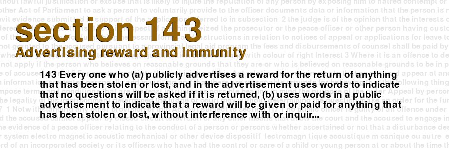 Advertising reward and immunity