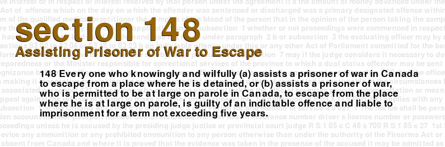 Assisting Prisoner of War to Escape