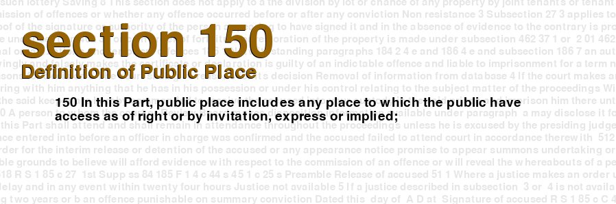 Definition of Public Place