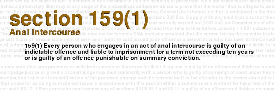 Anal Intercourse