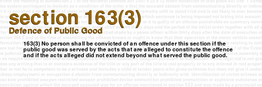 Defence of Public Good