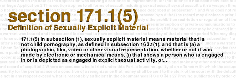 Definition of Sexually Explicit Material