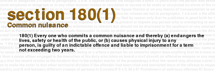 Common nuisance