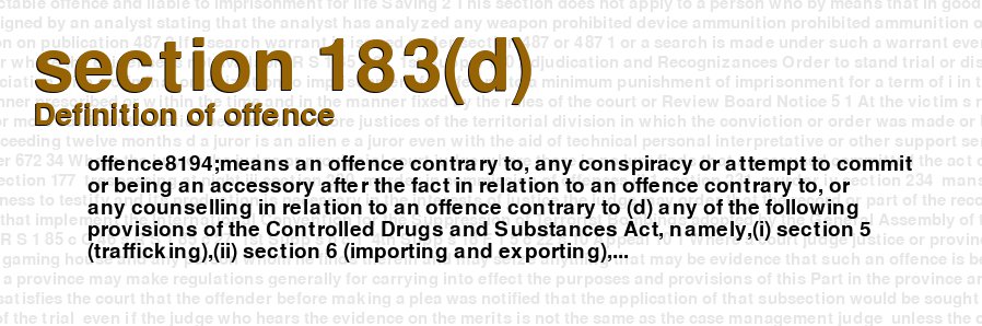 Definition of offence