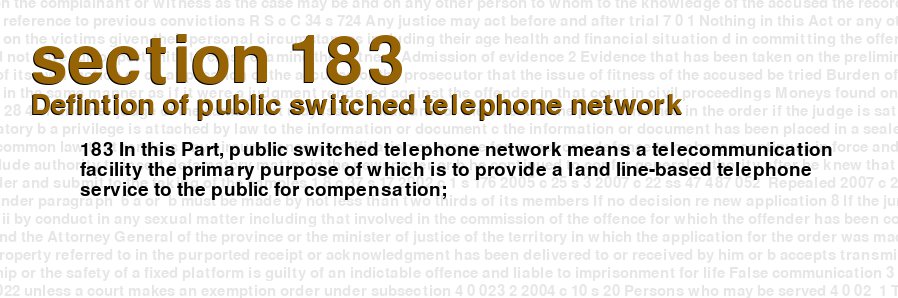 Defintion of public switched telephone network