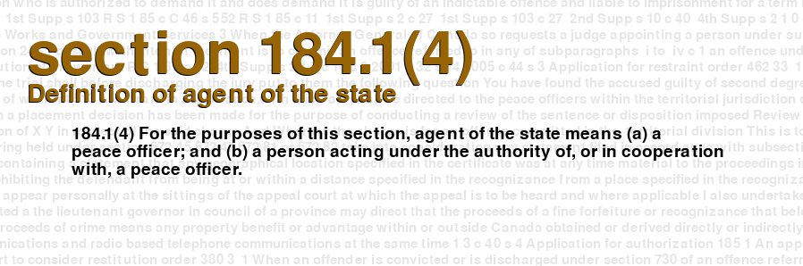 Definition of agent of the state