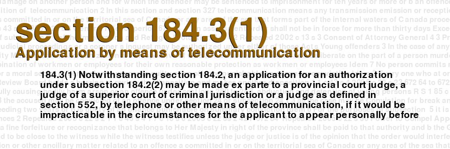Application by means of telecommunication