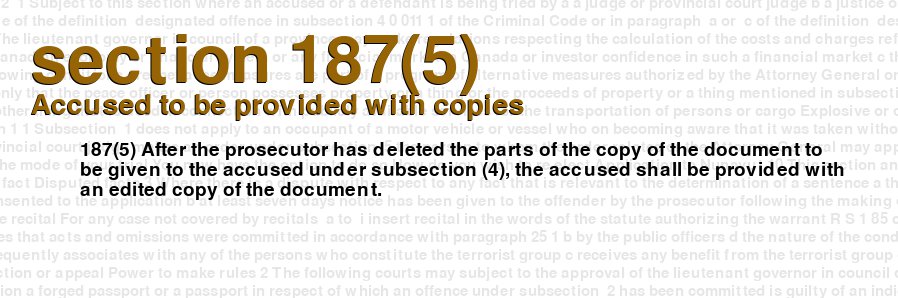 Accused to be provided with copies