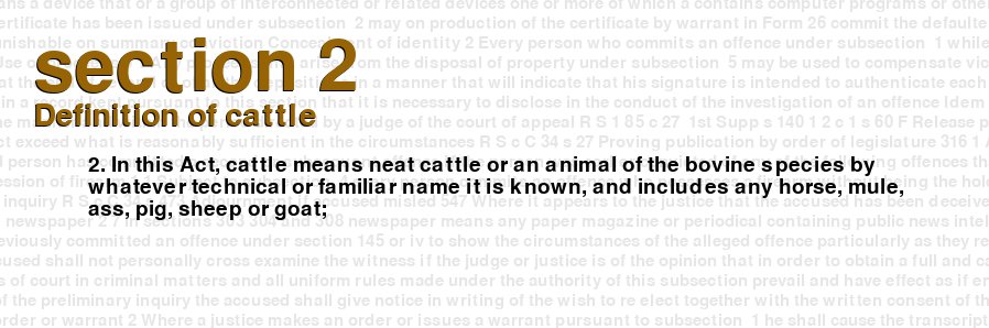 Definition of cattle