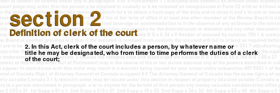 Definition of clerk of the court