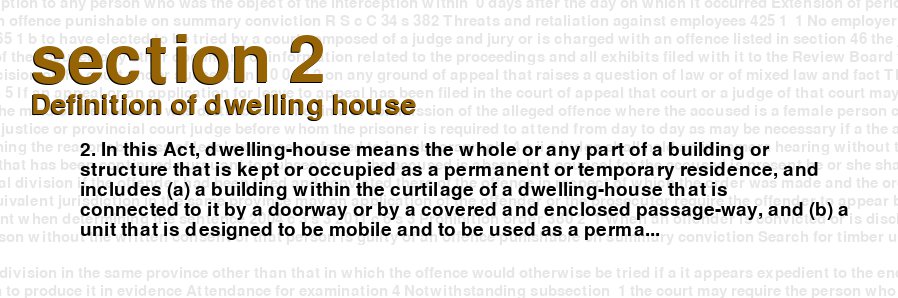 Definition of dwelling house