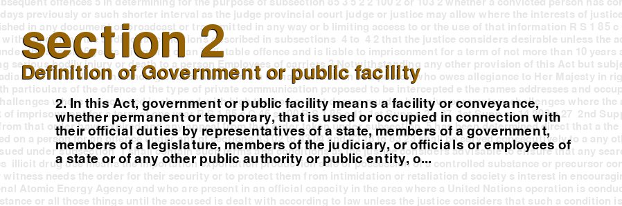 Definition of Government or public facility