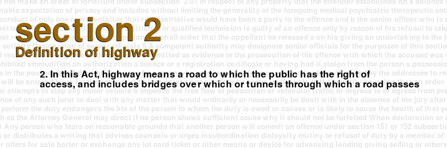 Definition of highway