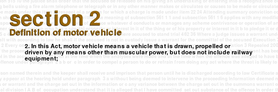 Definition of motor vehicle