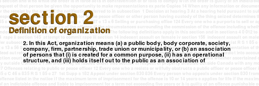 Definition of organization