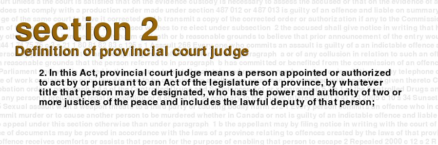 Definition of provincial court judge