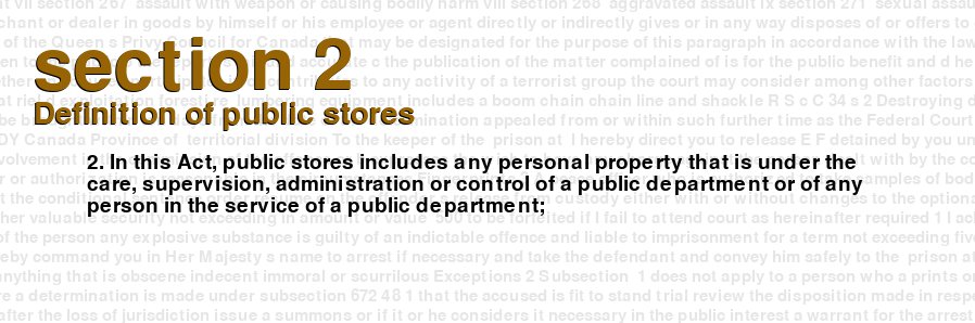 Definition of public stores