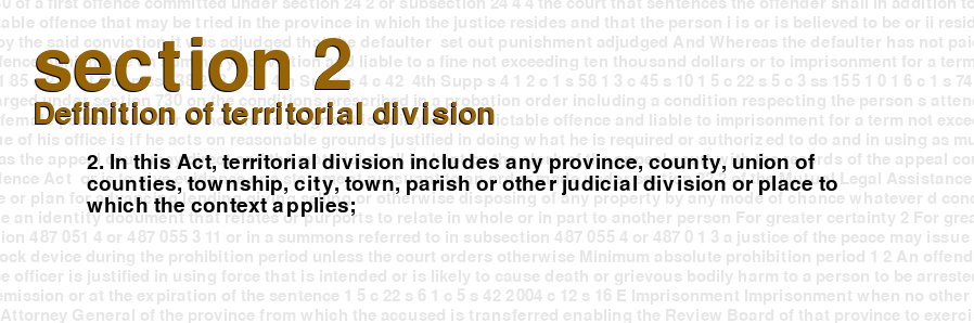Definition of territorial division