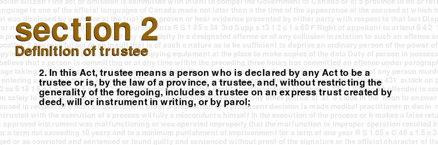 Definition of trustee