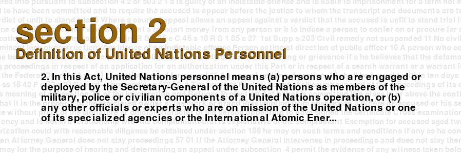 Definition of United Nations Personnel