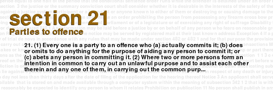 Parties to offence