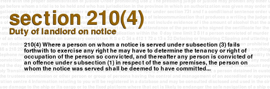 Duty of landlord on notice
