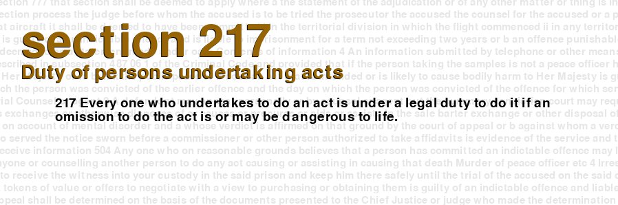 Duty of persons undertaking acts