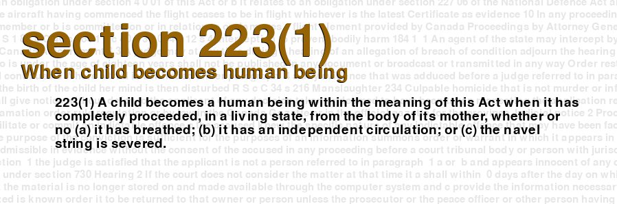 When child becomes human being