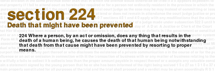 Death that might have been prevented