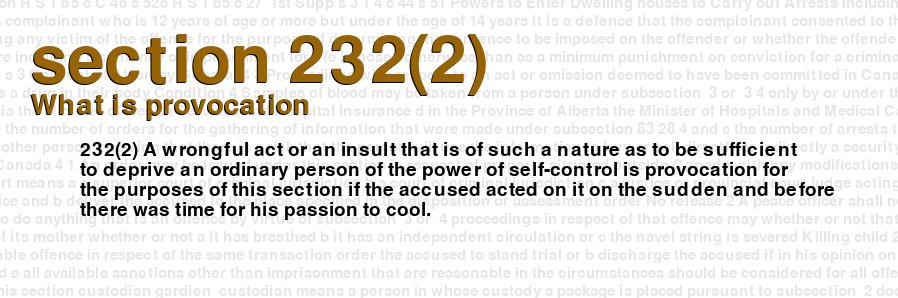 What is provocation