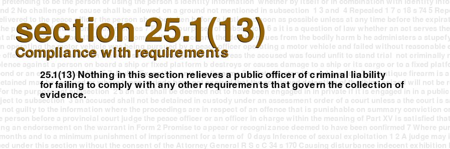 Compliance with requirements