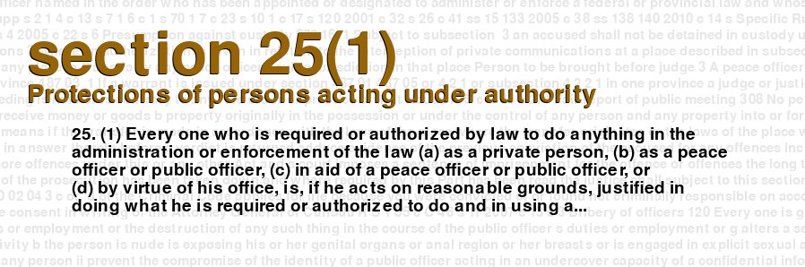 Protections of persons acting under authority