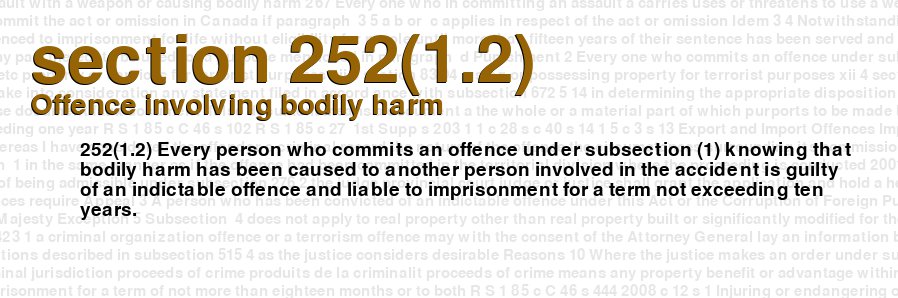 Offence involving bodily harm