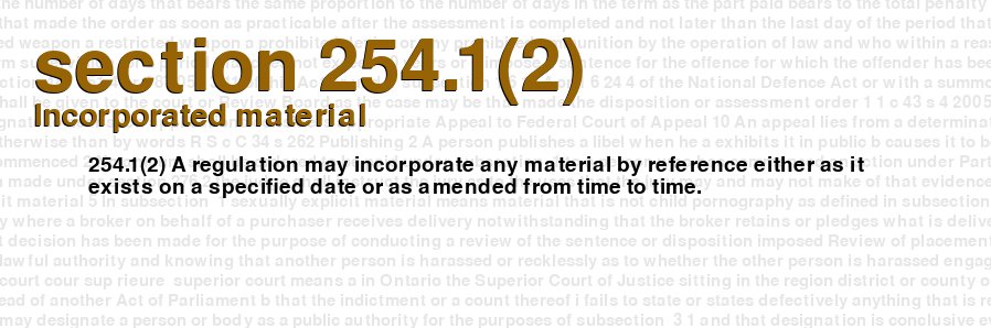Incorporated material