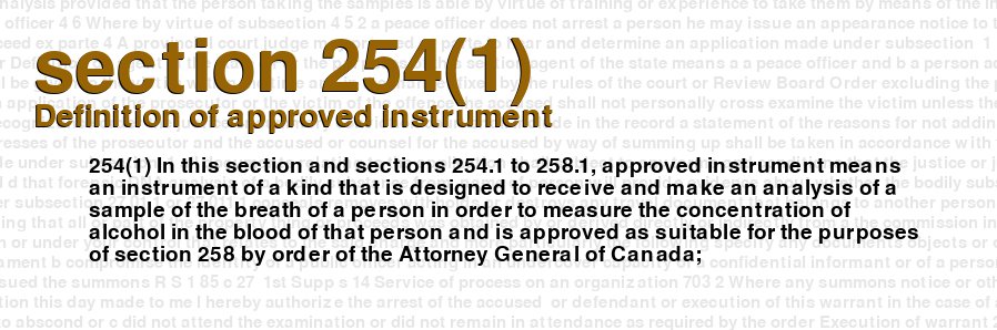 Definition of approved instrument