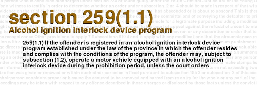 Alcohol ignition interlock device program