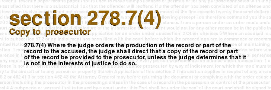 Copy to  prosecutor
