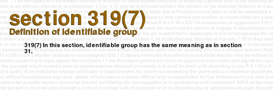 Definition of identifiable group
