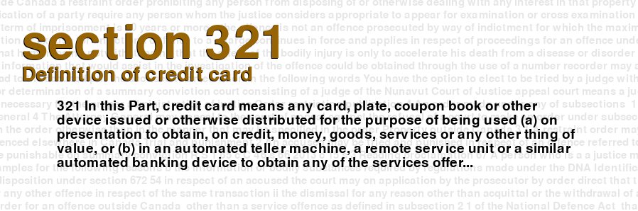 Definition of credit card