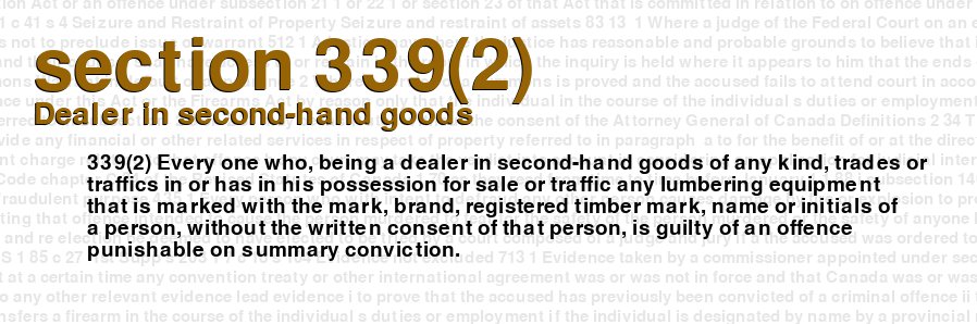 Dealer in second-hand goods