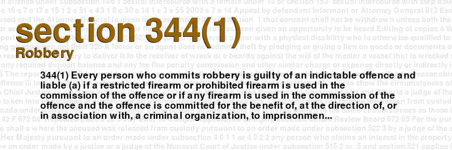 Robbery