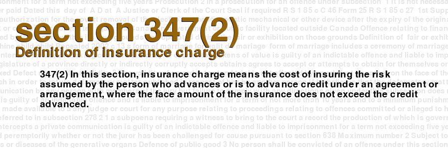 Definition of insurance charge