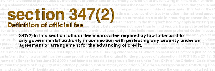 Definition of official fee