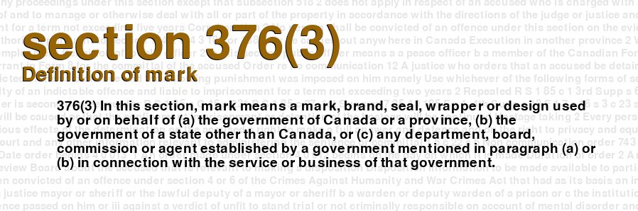 Definition of mark